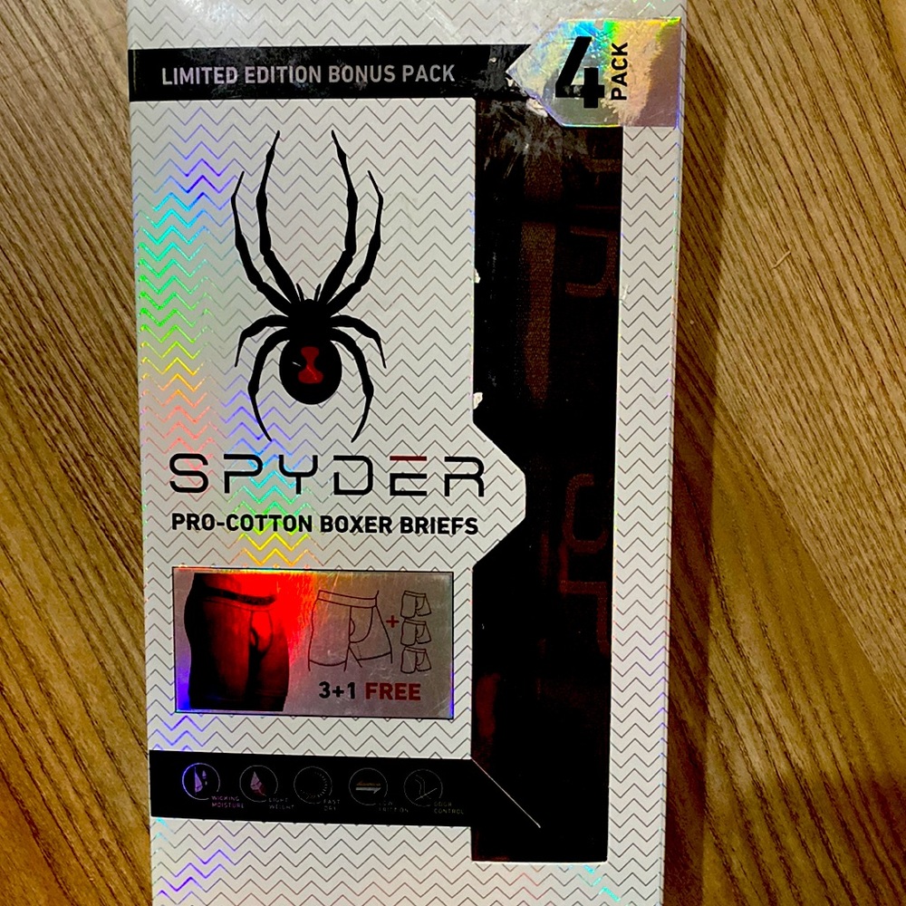 Spyder Pro-Cotton Boxer Briefs